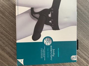 Selling: 2-Piece Hollow Silicone Strap-On Set