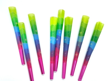  : Rainbow Pre Rolled Cones Rolling Paper 8 Packs