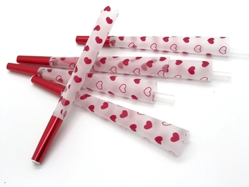  : Red Love Pre Rolled Cones Rolling Paper 8 Packs