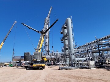 Project: Process equipment dual crane lift