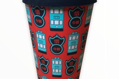  : North Point Trams/Pawn print Bamboo cup