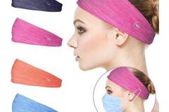 Buy Now: 12pcs buckle headband elastic headscarf earring headband