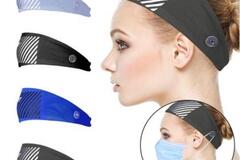 Comprar ahora: 12pcs buckle headband elastic headscarf earring headband