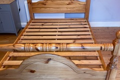 FREE: Double Bed Frame - Real Wood