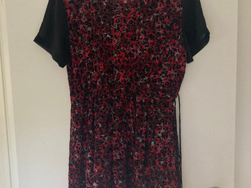 Selling: Red and Black Floral Mini