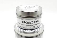 Selling: Frosted Pines Small Tin Candle