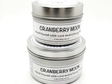 Selling: Cranberry Moon Large Tin Candle
