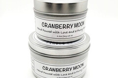 Selling: Cranberry Moon Small Tin Candle