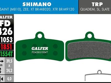 verkaufen:  Galfer Bremsbeläge Pro Shimano Saint, Zee, XTR, XT, SLX, TRP