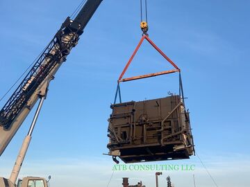 Project: Compressor and pre-fab building crane lift installation