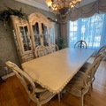 Selling: Dining table with 6 chairs and Display Cabinet set