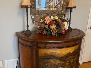 Individual Sellers: Accent Console Table with Mirror