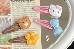 Buy Now: 400pcs cute bear bow bb clip KT kitten hairpin