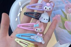 Buy Now: 500pcs Sanrio cute transparent bb clip Kulomi cartoon hairpin