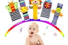 Buy Now: 6Set /30pcs baby plush toy wrist rattle rattle