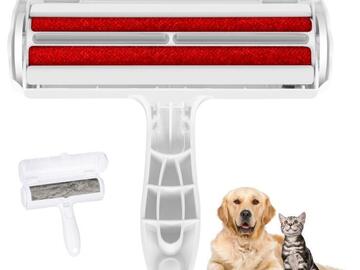 Buy Now: 8pcs Pet Hair Remover Roller - Dog &Cat Fur Remover with Self Red