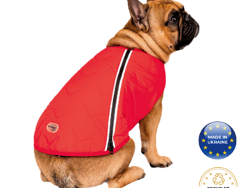 Selling: Sustainable Dog Jacket Vest Red М2
