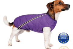 Selling: Sustainable Dog Jacket Vest Purple XS