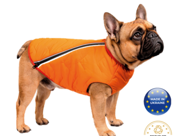Selling: Sustainable Dog Jacket Vest Orange XL