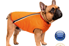 Selling: Sustainable Dog Jacket Vest Orange L