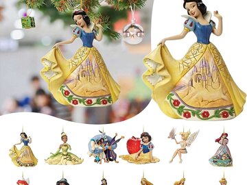 Buy Now: 50 Pieces Exquisit Cartoon Princess Christmas Ornaments 