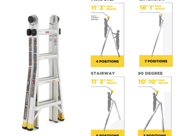 Alquiler por Día/Semana/Mes: 18ft Extension Ladder