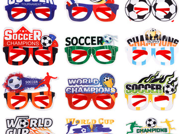 Buy Now: 50 Pieces of Qatar World Cup Glasses Toy Decoration Prop