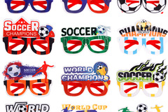 Comprar ahora: 50 Pieces of Qatar World Cup Glasses Toy Decoration Prop