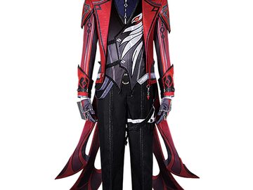 Selling with online payment: Genshin Impact Diluc cosplay+wig