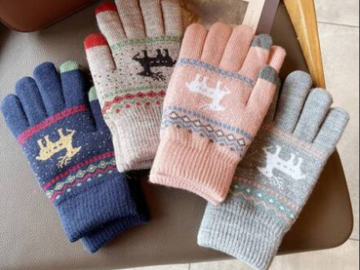 Comprar ahora: Ladies Warm Christmas Gloves – Assorted Style