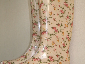 Vente: Bottes de pluie T 36 motif floral