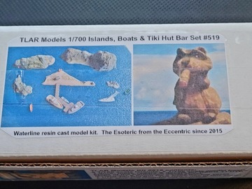 Selling with online payment: TLAR Models 1/700 Tiki-Hut Boats and Islands set #519