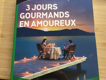 Vente: Coffret Wonderbox "3 jours gourmands en amoureux" (179,90€)