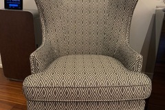 Individual Sellers: Wingback Upholstered Lounge Chairs X 2