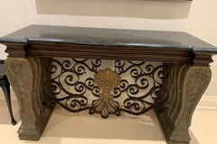 Individual Sellers: Vintage Design Granite Console Table