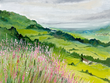 Sell Artworks: Summer Walk in the Cotswolds