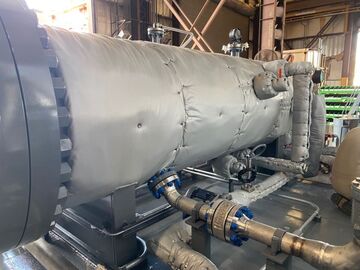 Project: Process vessel removable insulation blankets