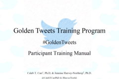 Digital Resource: #GoldenTweets, social media training program, Client Packet