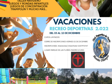 Servicios : VACACIONES RECREODEPORTIVAS 2022 - TENIS DE CAMPO