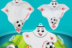Comprar ahora: 50pcs FIFA World Cup Qatar 2022 Keychain Football Glowing Doll