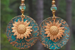 Buy Now: 30 Pairs of Vintage Boho Sunflower Drop Earrings Jewelry 