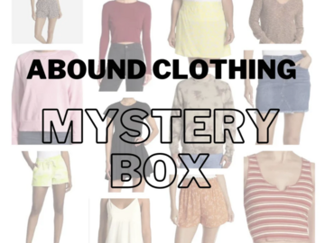 Liquidation & Wholesale Lot: Abound Clothing Mystery Box Resellers Lot of 15 Items