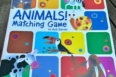 Selling: Like New! Cute Matching Animals Memory Game