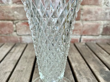 Selling: Footed Diamond Pattern Vase