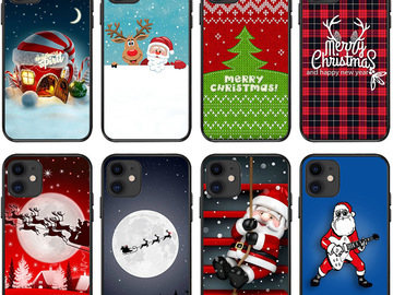 Buy Now: 100pcs Christmas elk Santa phone case for iPhone 14 13 12 11