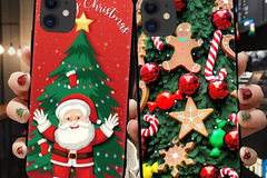 Buy Now: 100pcs Christmas Santa Christmas tree phone case for iPhone