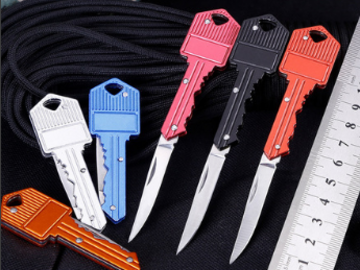 Buy Now: 50Pcs  Mini Multifunctional Foldable Portable Key Knives
