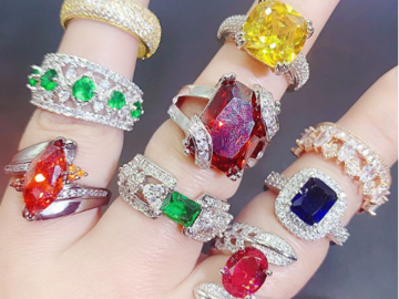 Comprar ahora: 30PCS Fashion Crystal Zircon Women's Rings Jewelry