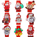 Buy Now: 30PCS Cartoon Watch Toy Santa Claus Silicone Pop Ring 