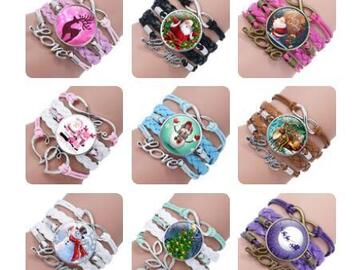 Comprar ahora: 50pcs Christmas bracelet multi-layered snowman New Year Gifts